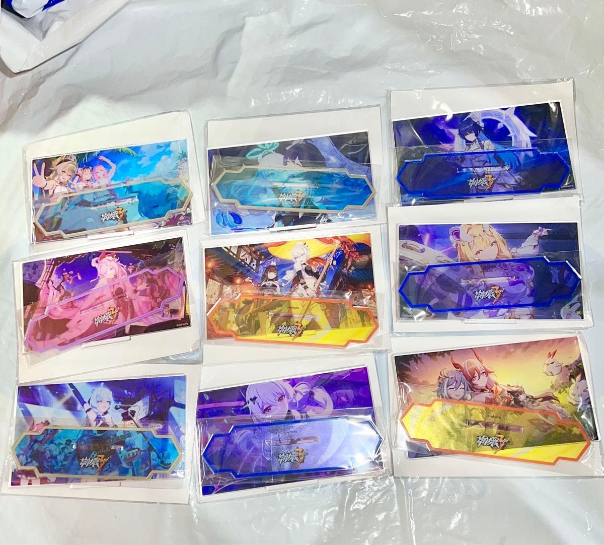 崩壊3rd ギーゴ 限定 夢の航跡、輝く旅路 アクリルジオラマ アクスタ 全6種 崩壊3rd×GiGOキャンペーン～夢の航跡、輝く旅路～」開催の