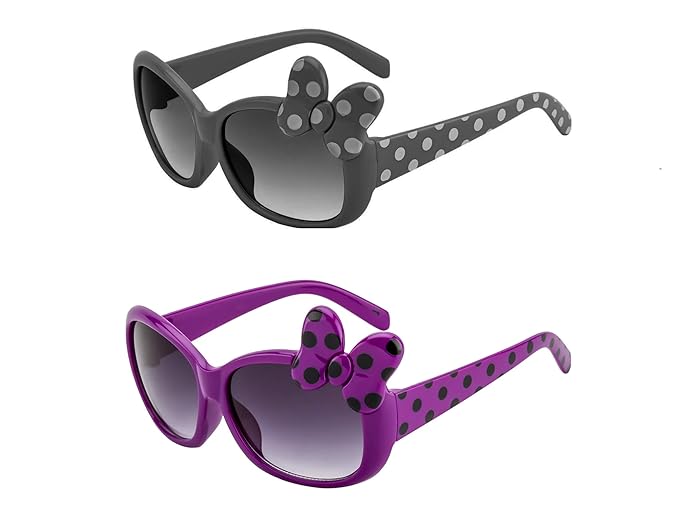 Amour UV Protected Combo for Kids 3 to 8 Years) Sunglasses - Pack of 2