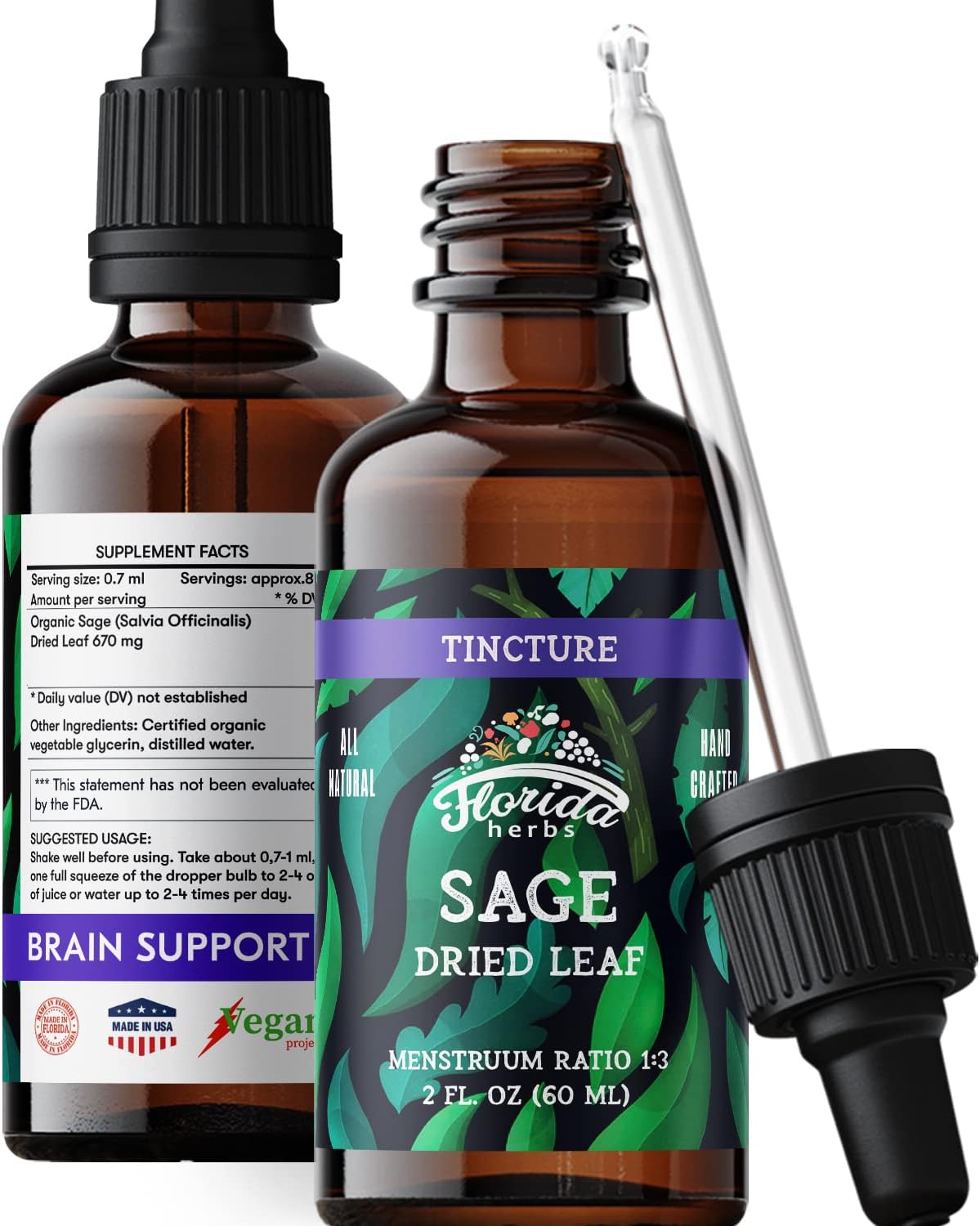 Sage Extract Natural Dried Sage Supplement Sage Herb