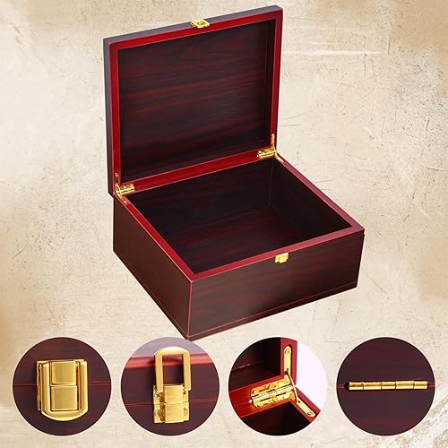 Miniatura 3 de Tree of Life - Caja de recuerdos de madera, cajas decorativas de madera con tapascajas de recuerdo con tapas, cajas de almacenamiento decorativas de