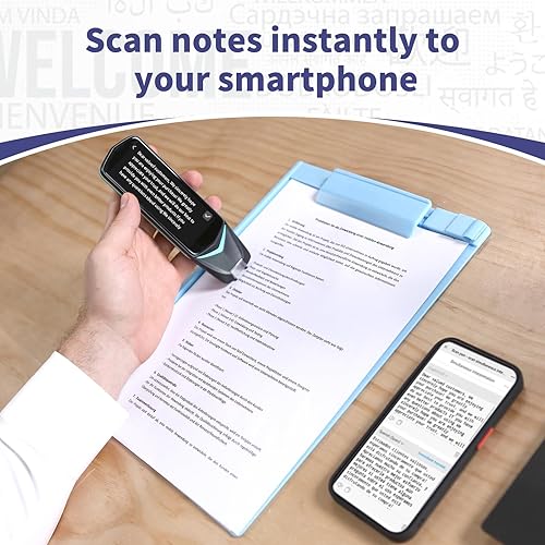 Miniatura 5 de NEWYES - Bolígrafo de lectura para dislexia, lápiz lector de escaneo NEWYES 4 de texto a voz, traductor de fotos, OCR de 16 GB Bluetooth para