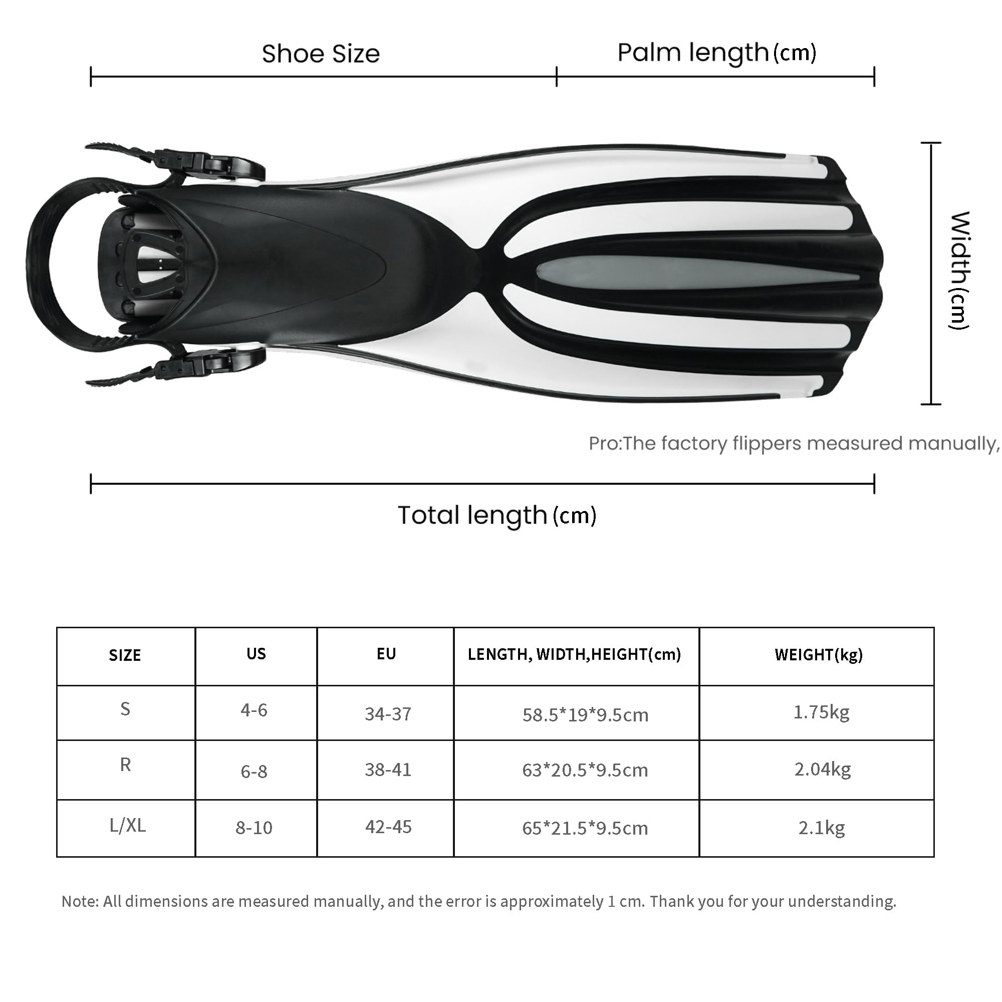TUDIVING-Aletas de Buceo Aletas largas de Silicona Equipo de natación Aletas de Snorkel Nuevas Aletas de Buceo Profesionales Adultos Hombres Mujeres
