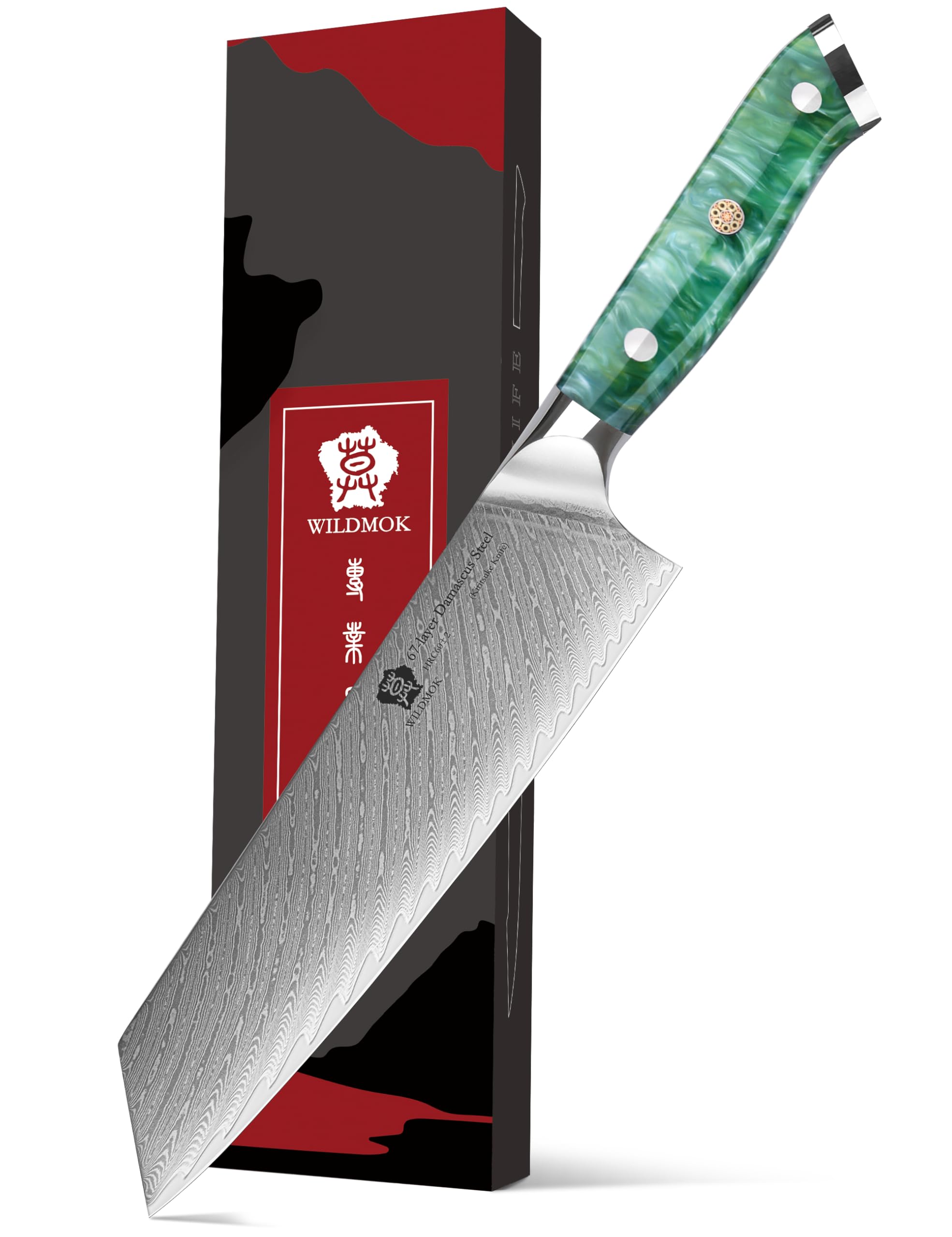 Couteau Kiritsuke professionnel pour couper les légumes et les fruits avec précision