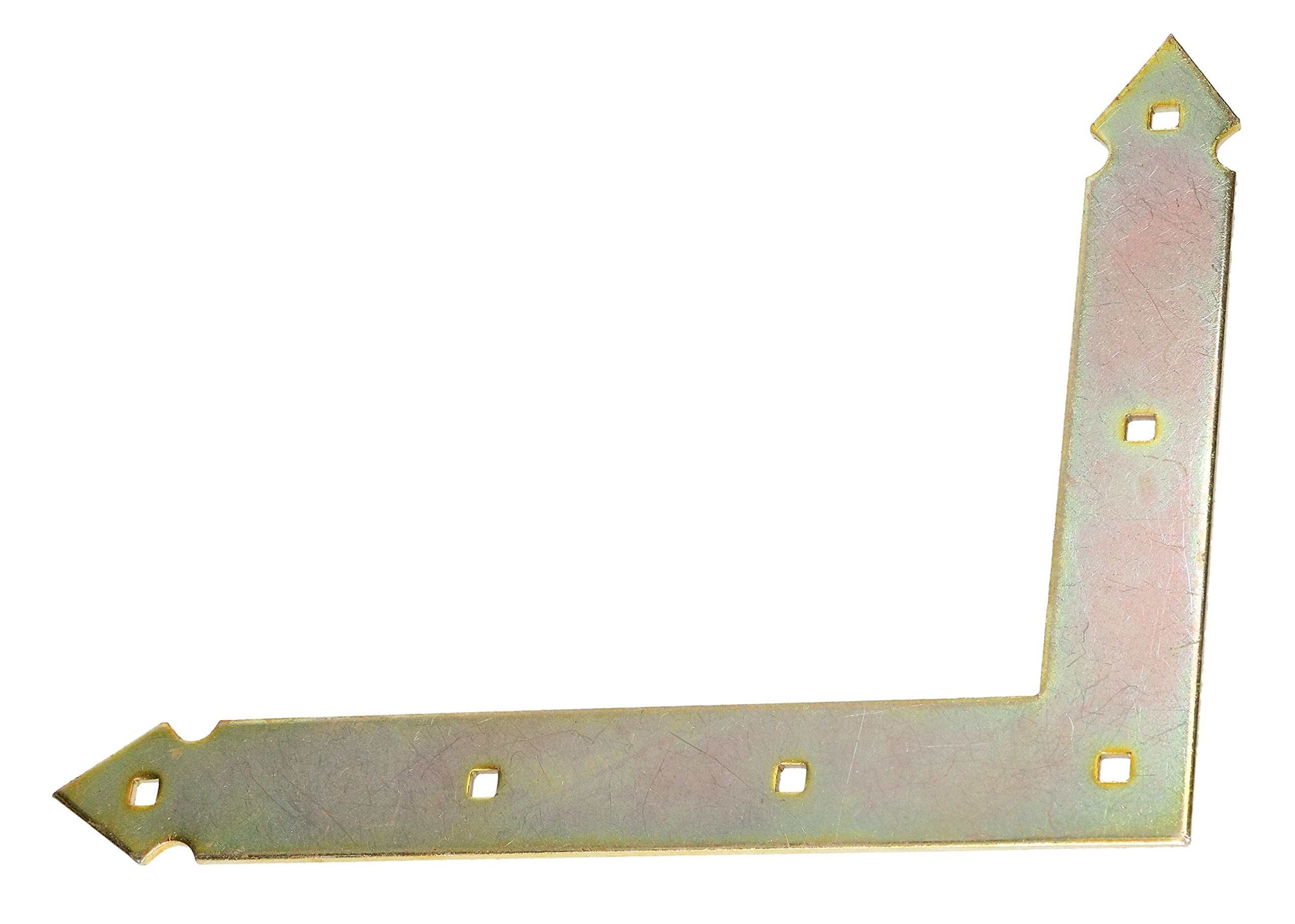KOTARBAU® 10 x Placas de Esquina, Placas Planas en Forma de L, 270x210 Conector Angular, Conector de Esquina, Placa Perforada, Placas de reparación 90º, Conectores Planos, Pletinas, Soportes de Acero
