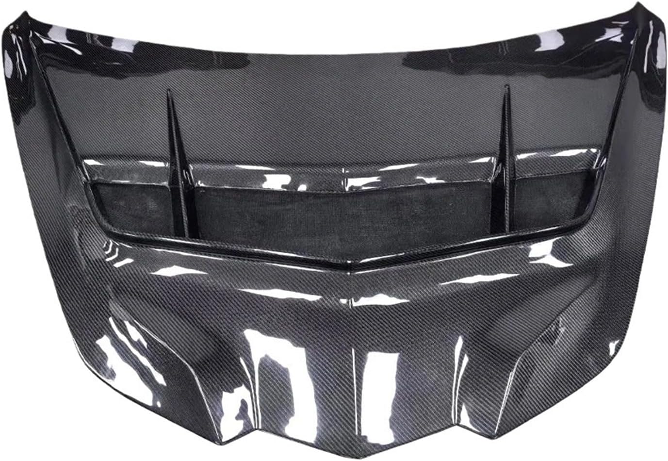 Carbon Fiber Compatible with Corvette C8 Upgraded Zr1 Hood Car Front Bumper Engine Cover Hood Bonnet Vent Parts Body Kit