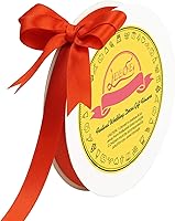 Vista 87 de Cinta de satén plateada de doble cara de 1-1/2 pulgadas x 50 yardas, cinta plateada de poliéster para envolver regalos, muy adecuada para bodas