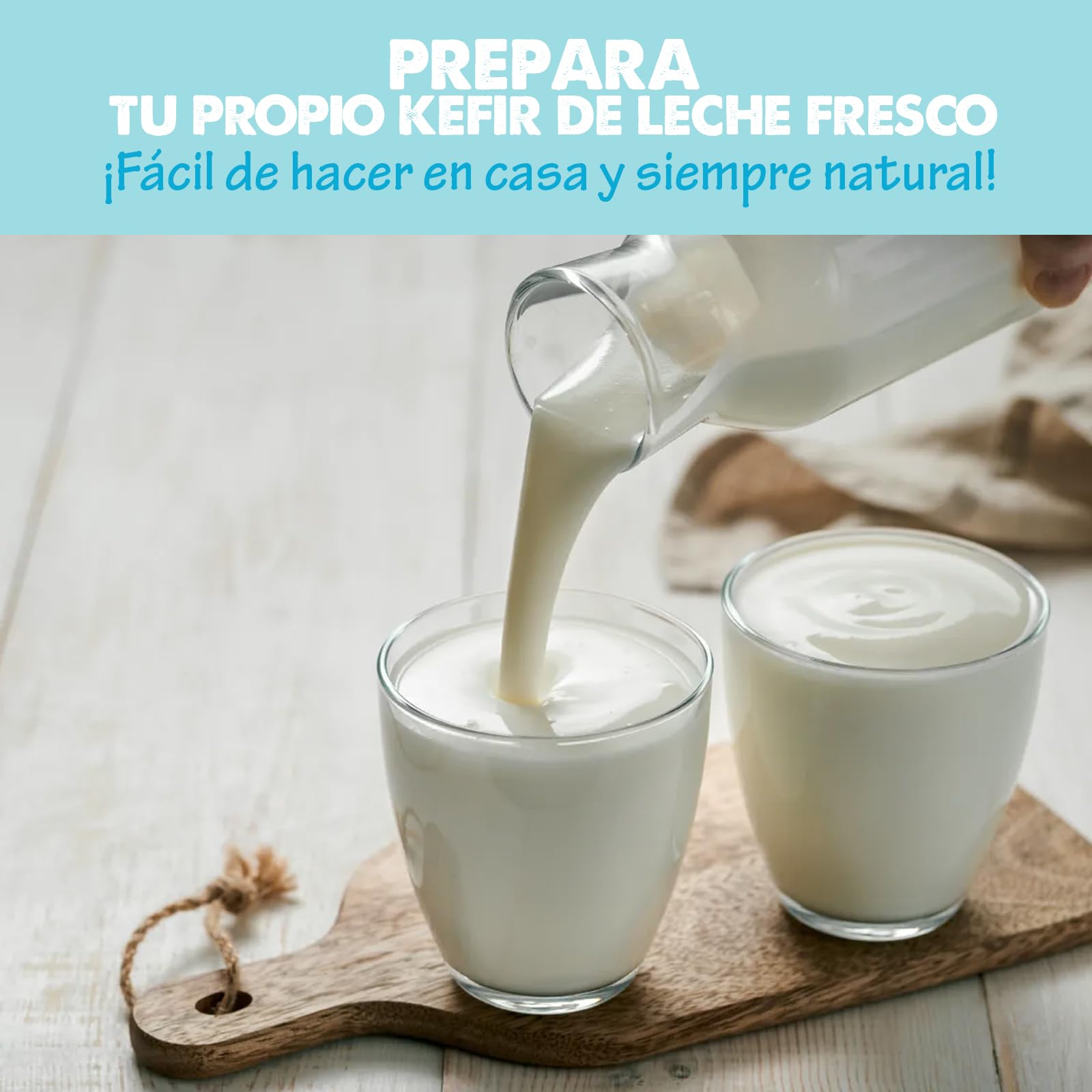 Pack 2X 20g de Hongo/Nódulos Frescos de Kéfir de Leche + Instrucciones + Recetas + Ayuda y asesoramiento en español - OH MY KÉFIR®