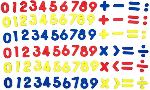 SpriteGru 102pcs Magnetic Numbers for Basic Math Mathematics Education