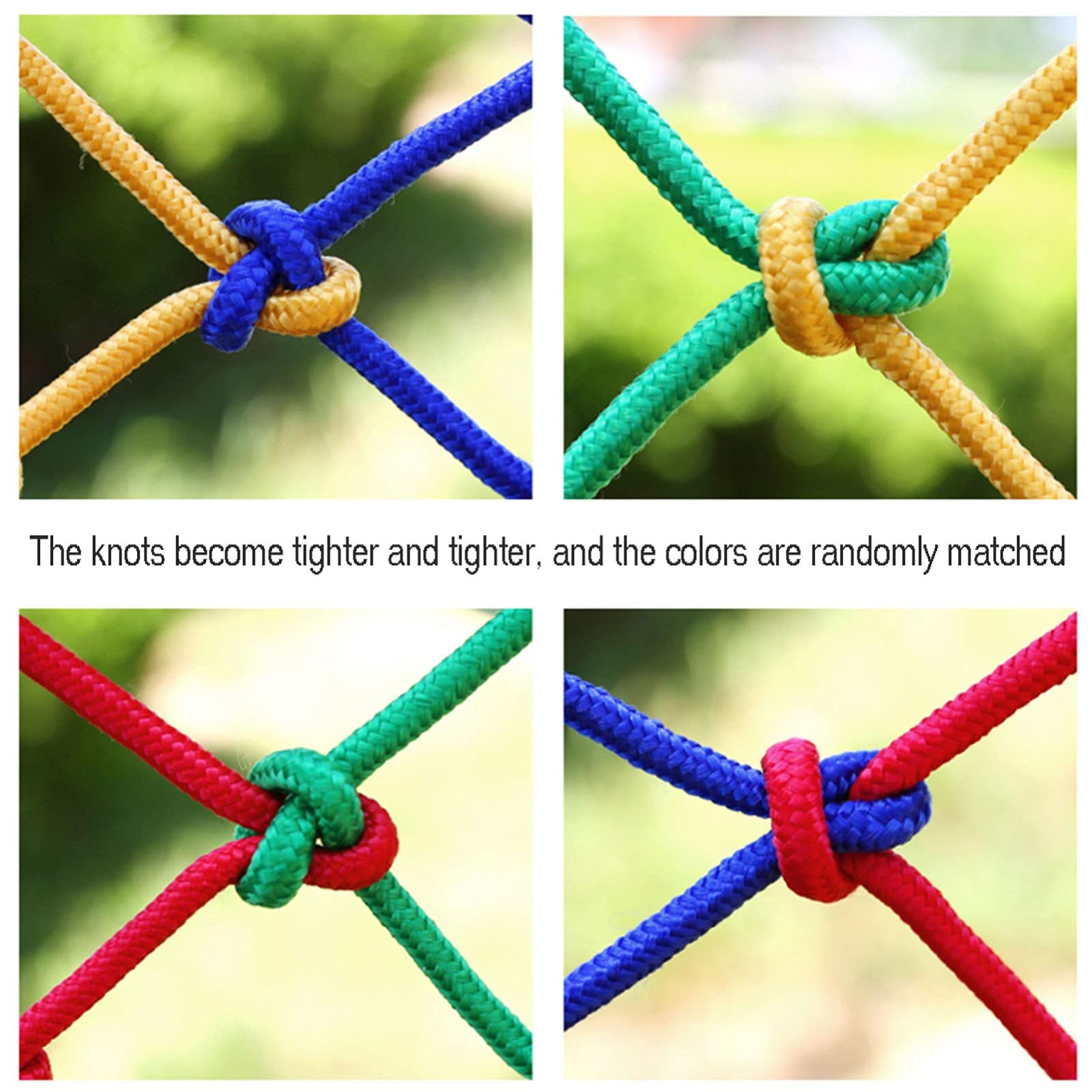 Filet De Protection, Barriere De SéCurité, Barriere De Securite Enfant Escalier, Espacement 6cm, diamètre de corde 6mm, pour La Sécurité Des Enfants/Animaux/Jouets(Size: 4 * 4m/13.12 * 13.12ft)