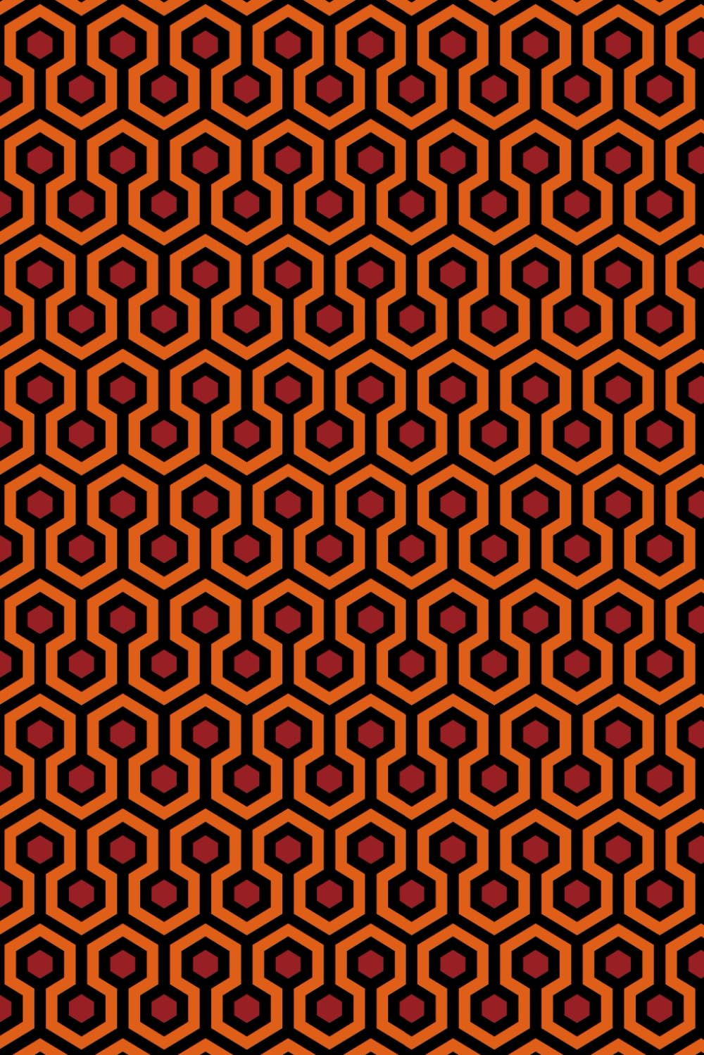 The Overlook Hotel All Work and No Play Funny Journal: The REDRUM Reminder 6 x 9 Blank Lined Notebook Memo Pad Diary Gift for Vintage Horror Movie Fan