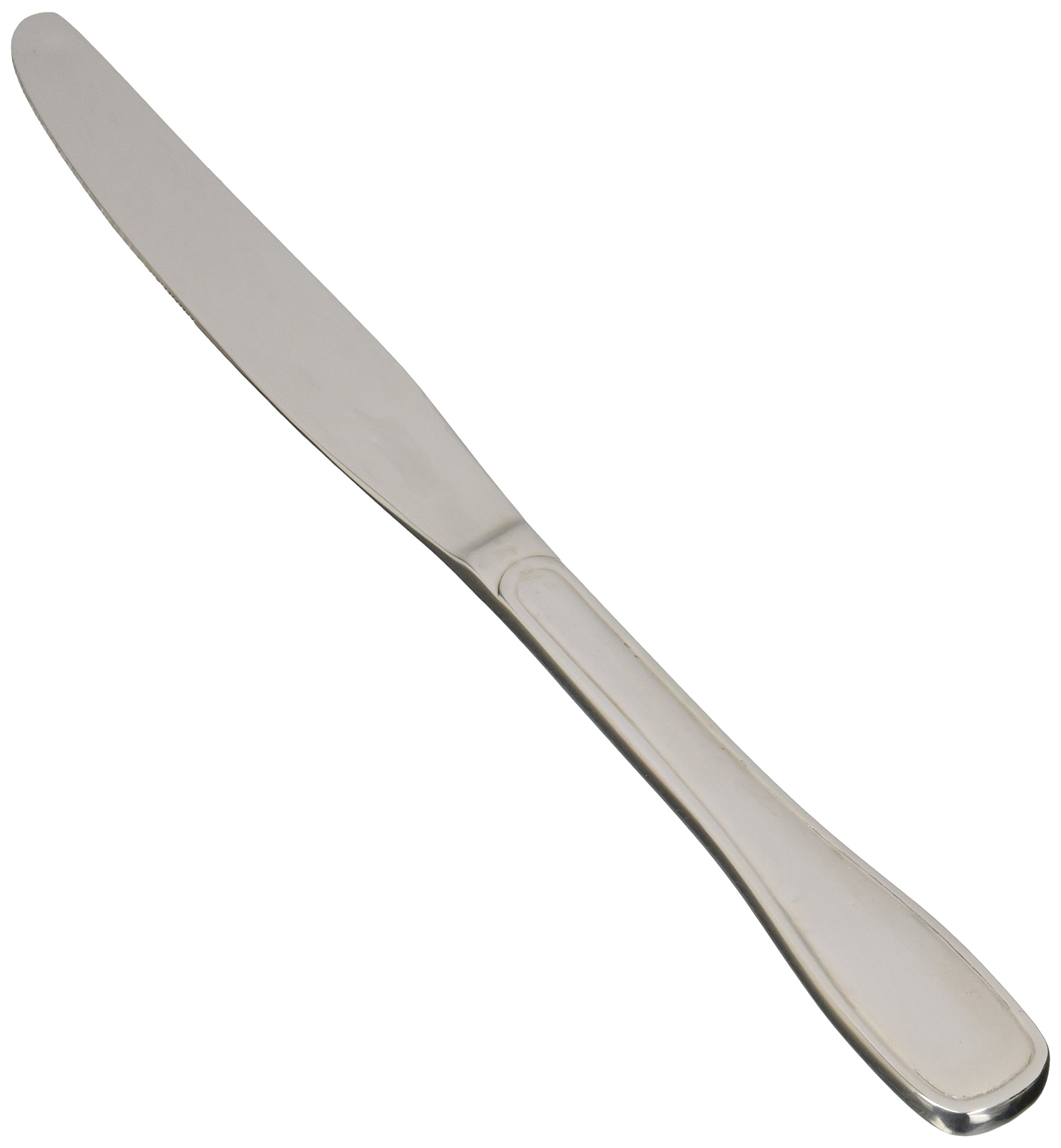 12-Piece Oxford Dinner Knife Set by Winco – 18/8, Stainless Steel, Silver, Model 0033-08