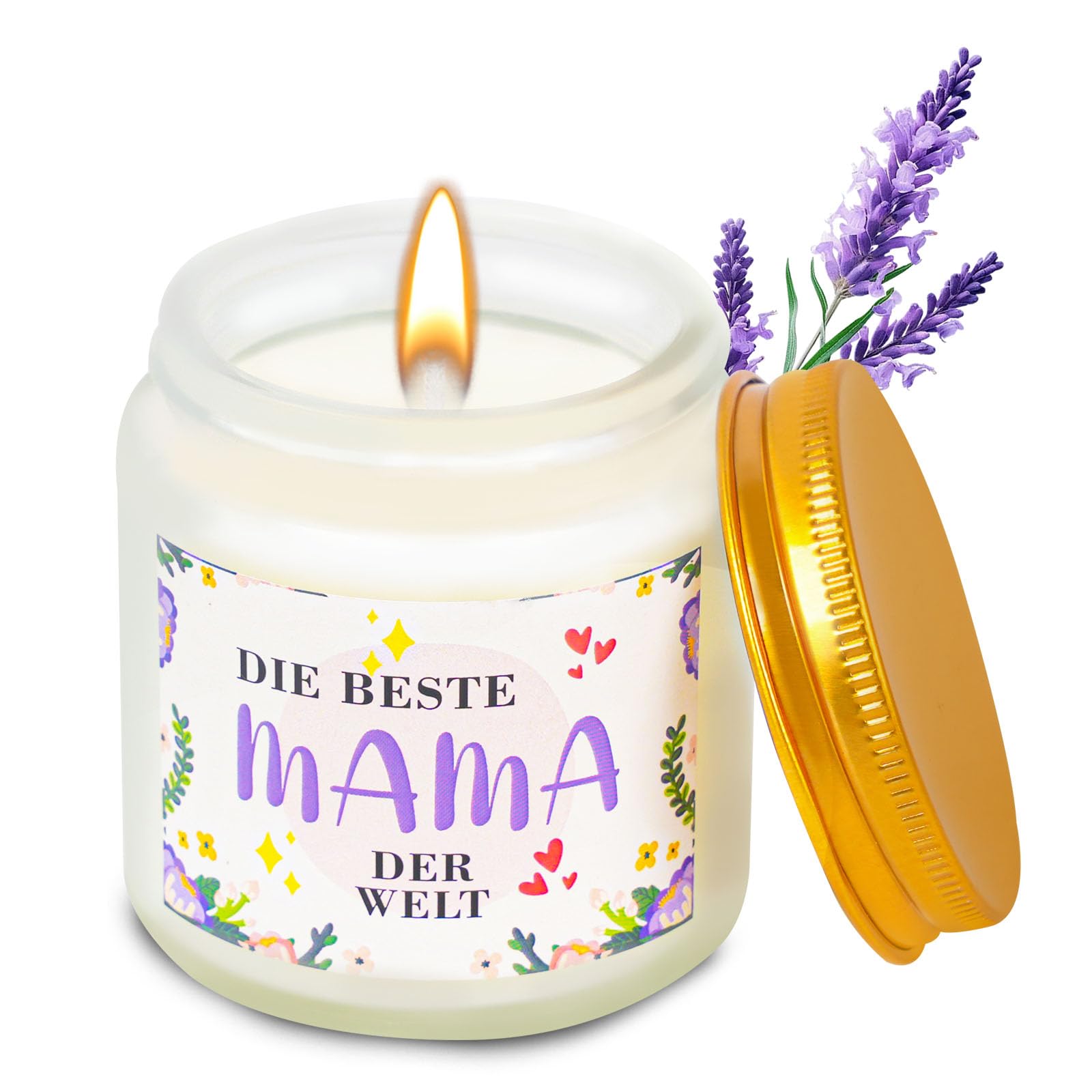 SunwuunGifts for Mum Dad Scented Candles in Glass, Dad Mum Gift, Father's Day Gift, Mother's Day Gifts for Dad, Mum, Birthday Christmas Gifts for Dad Mum (Pack of 1: Mum)