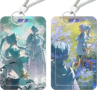 葬送のフリーレン パスケース フリーレン ヒンメル フェルン パスケース カードケース 人気キャラクター 飾り 名札ケース 社員証ケース 銀行カード バスカード 学生証 薄型カードケース 携帯便利 コスプレ小物 萌えグッズ 誕生日 プレゼント (15)