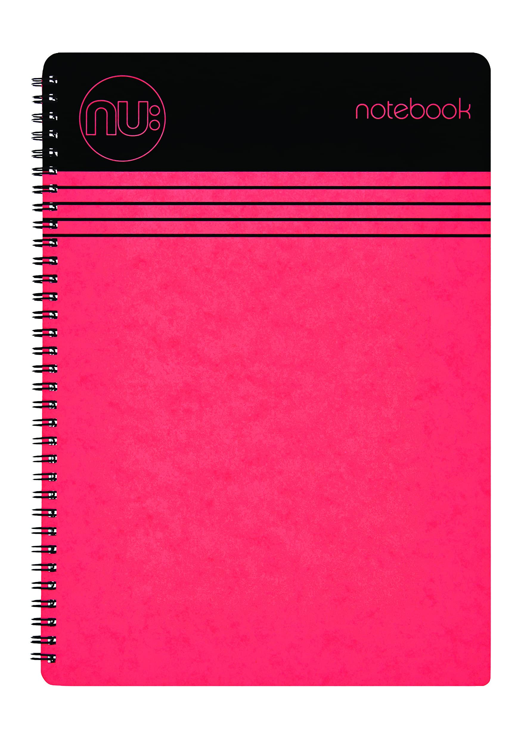 NU: Notebooks - Craze Cloud Range - A5 Red Notebook - Wirebound Notebook - Stationery Notebooks - Ruled Notepad - 110 Pages