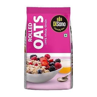 DiSano Rolled Oats (Jumbo) 1kg, High Fibre Breakfast, Wholegrain, Preservative Free, Source of Protein