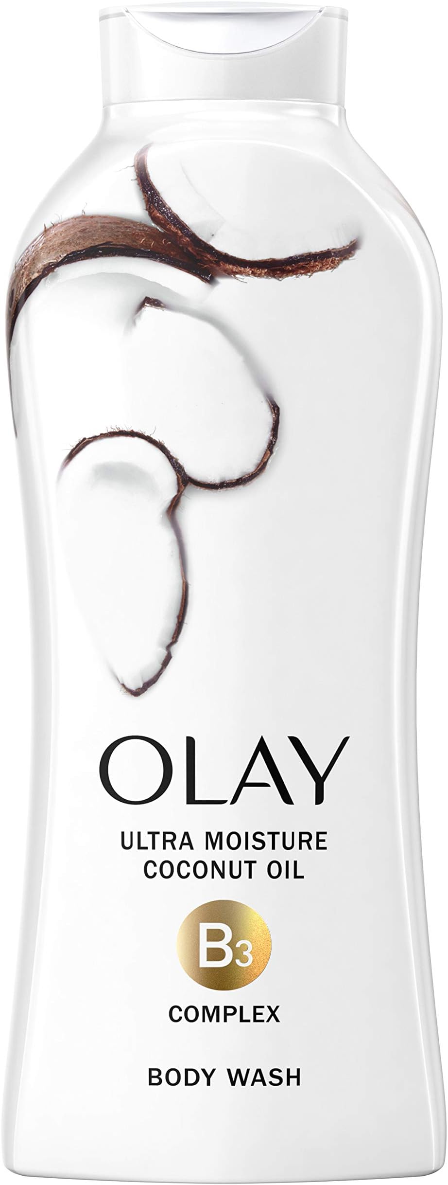 Olay Ultra Moisture Coconut Oasis Body Wash, 22 Fl Oz, Pack of 1, white