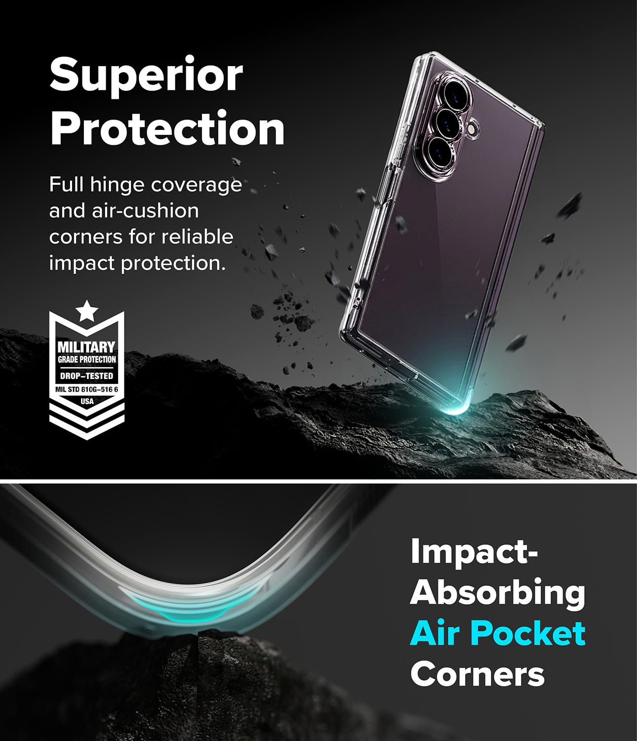 Ringke Funda y Protector Cámara para Galaxy Z Fold 8 Ultra