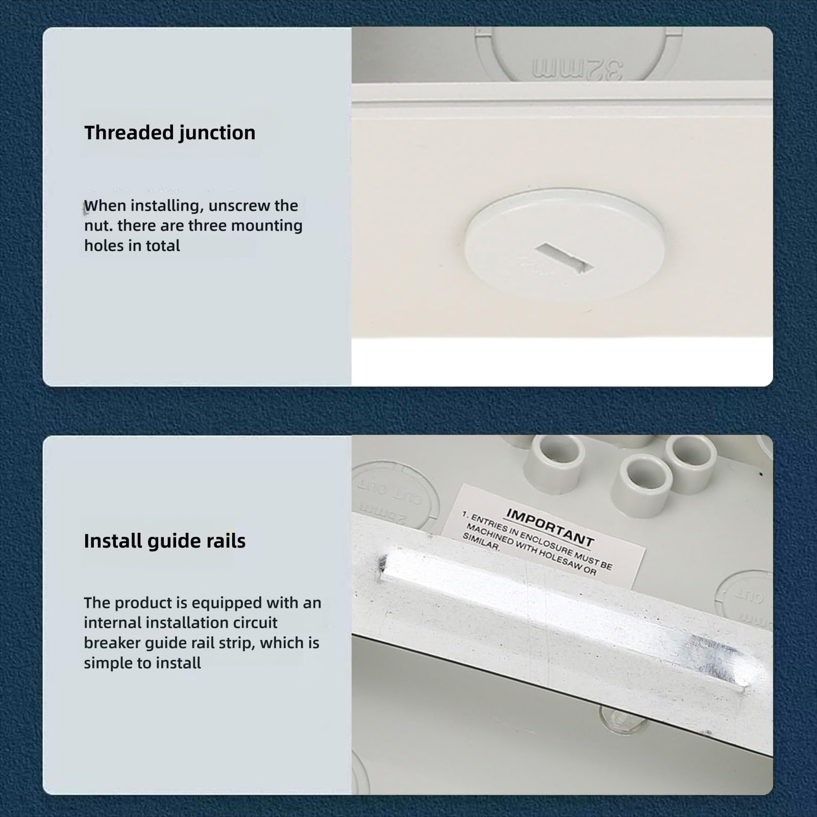 Scatola di Distribuzione Dell'energia Resistente Alle Intemperie IP66 con Indicatore Luminoso Costruzione in PC ABS, Resistenza All'olio di Polvere e, Cantiere di Comunicazione Adatto