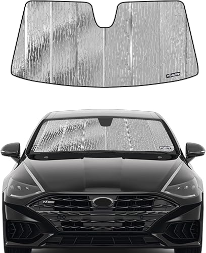 Pigenius Parasol para parabrisas Hyundai Sonata 2020 2021 2022 2023, parasol plegable prémium