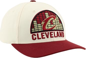 ZHATS NBA Unisex-Adult NBA Officially Licensed Adjustable Snapback Hat Contender Ivory