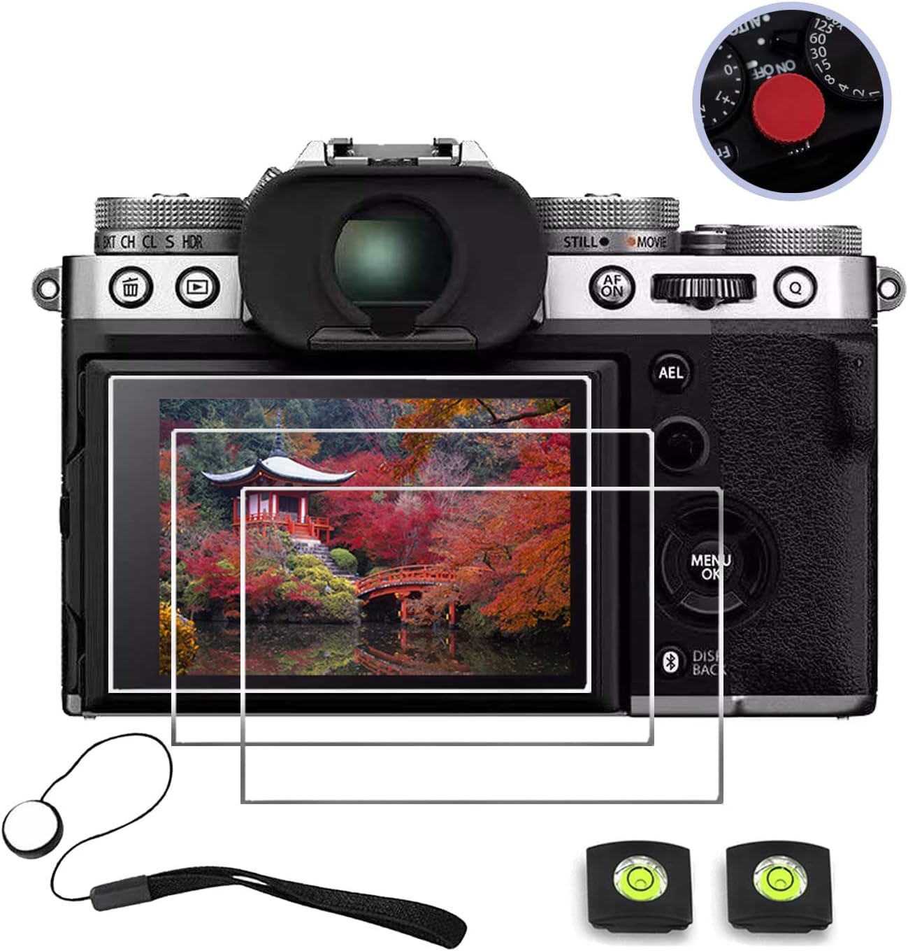 aMagisn Screen Protector for Fujifilm Fuji XT5 XT5 Shutter