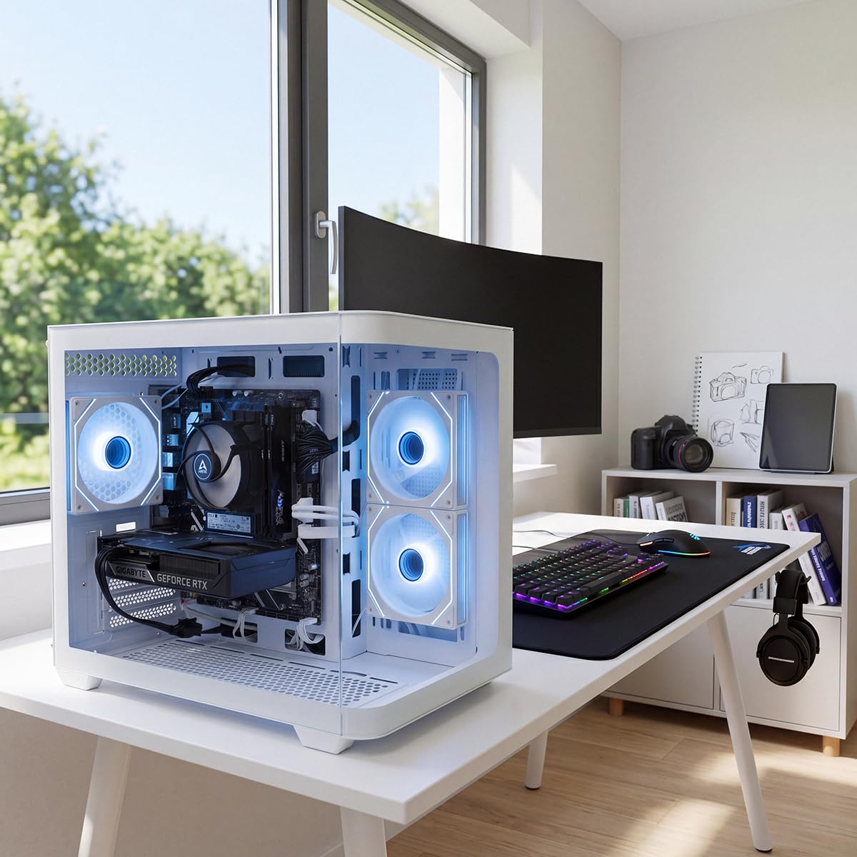 Shark RGBeast Mini White U500 Gaming PC