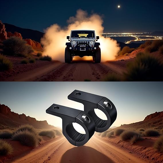 2PCS Light Bar Mounts,Motorcycle Mounting Bracket,Bar Mountings Brackets,Car Accessories 0.75