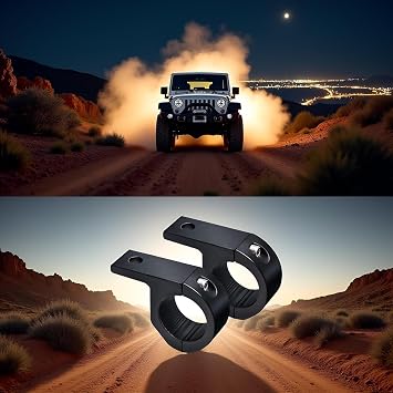 2PCS Light Bar Mounts,Motorcycle Mounting Bracket,Bar Mountings Brackets,Car Accessories 0.75