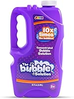 Vista 10 de JOYIN Recambios de solución de burbujas de 32 oz (cerca de 1L/0.25 galones), solución concentrada para máquina de burbujas, varitas, soplador, Rojo
