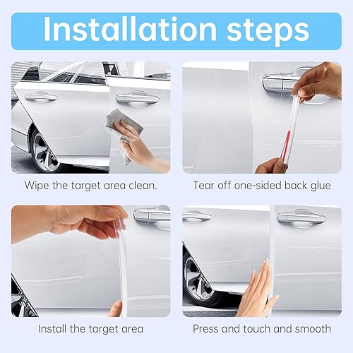 Miniatura 10 de Borde de goma autoadhesivo con borde de canal en U, protector de protección de borde de metal para la mayoría de puertas de automóvil, escotillas,