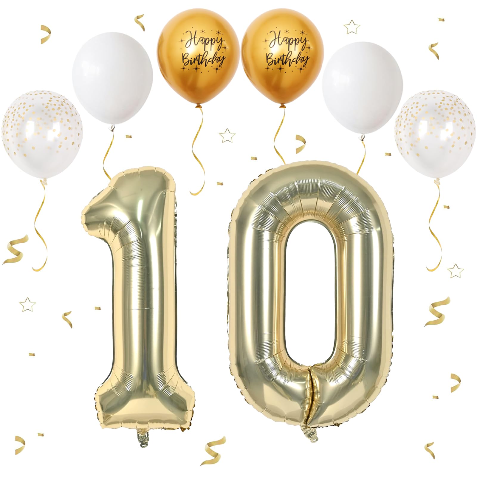 Palloncino Numero 5 Gigante 101,6 Cm - Mylar Digitale Oro/Rosa, Per Compleanno E Decorazioni Feste - 3