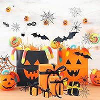 Vista 3 de 80 hojas de papel de seda naranja para envolver a granel, papel de seda AORZIT de 14 x 20 pulgadas para envolver bolsas de regalo, manualidades