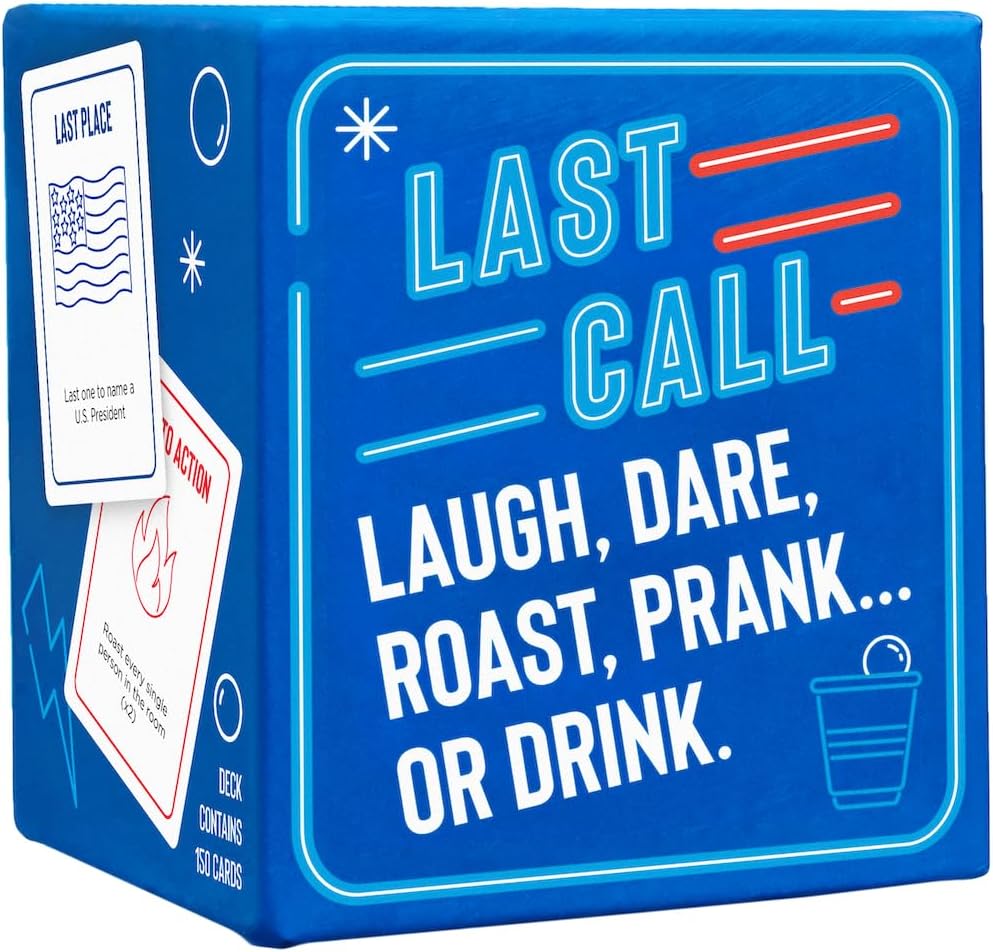 OFF TOPIC Last Call Party Game for Adults – Hilarious Drinking Card Game for Game Night, Bachelorette & Group Parties
