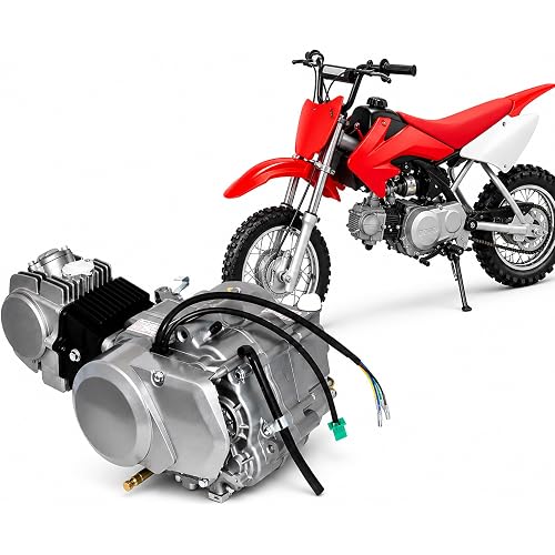140CC Engine 4 Stroke Racing Engine, 4 Speed Horizontal Single Cylinder Motor Engine CDI Kick Starter Manual Clutch Fit For Pit Dirt Bike, Honda CRF50 CRF70 XR50 XR70 Z50 Z50R