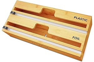 WrapNeat 2 in 1 Wrap Organizer with Cutter and Labels