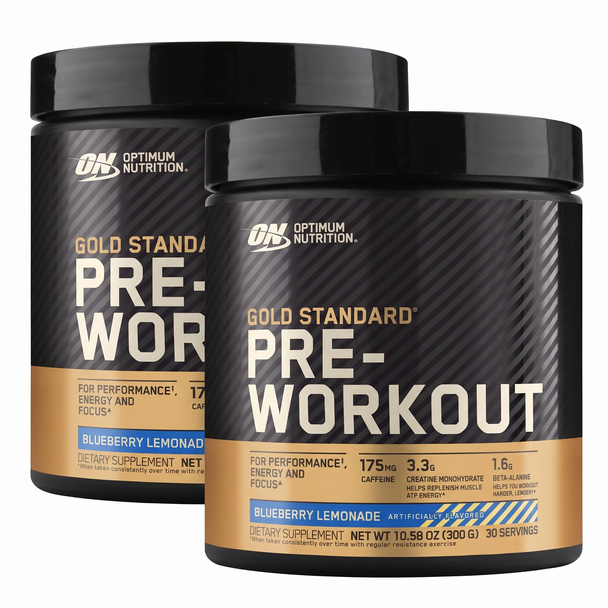 Optimum Nutrition Gold Standard PreWorkout Powder Blueberry Lemonade 10.6Oz — Amazon image 12