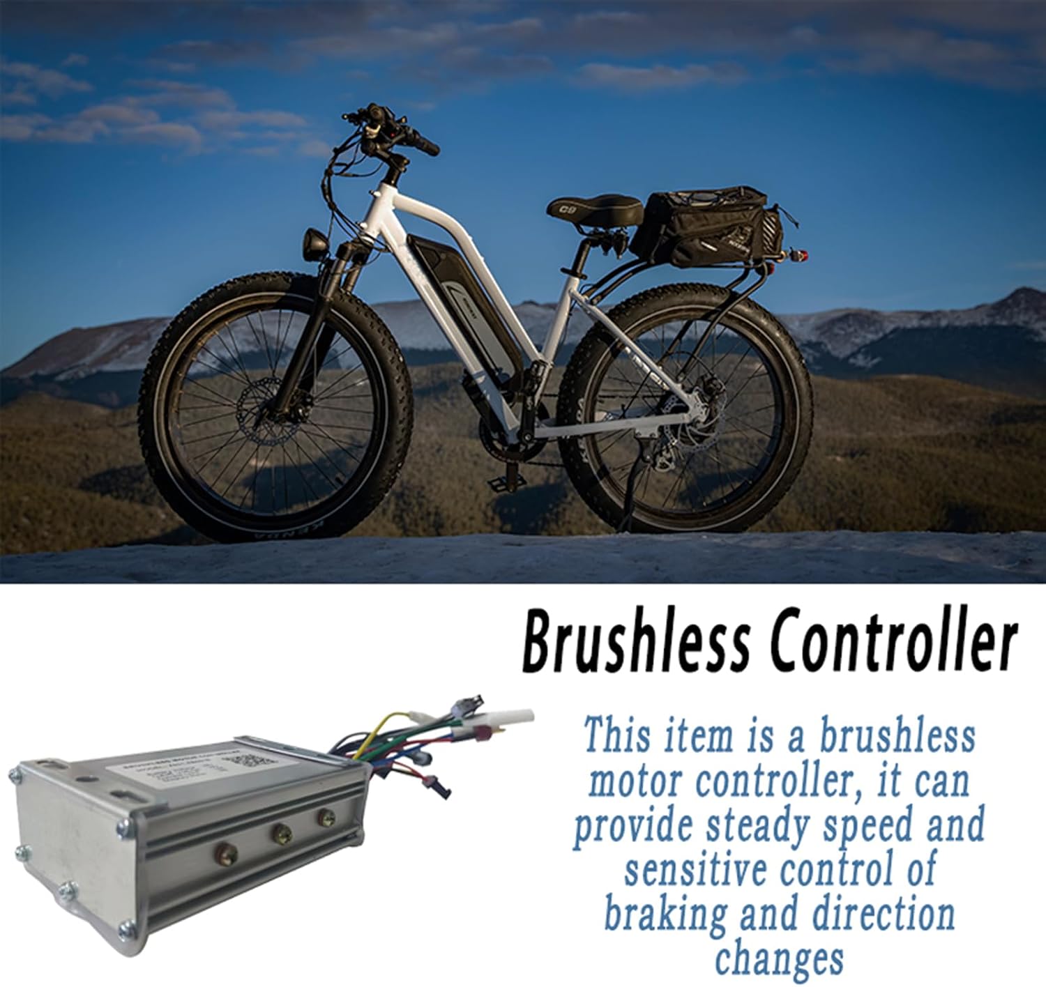 X031-AB001E Electric Bicycle Controller 48V 18A Brushless Motor Controller for E-Bike Scooter Display Meter M5 Electric Speed Controller