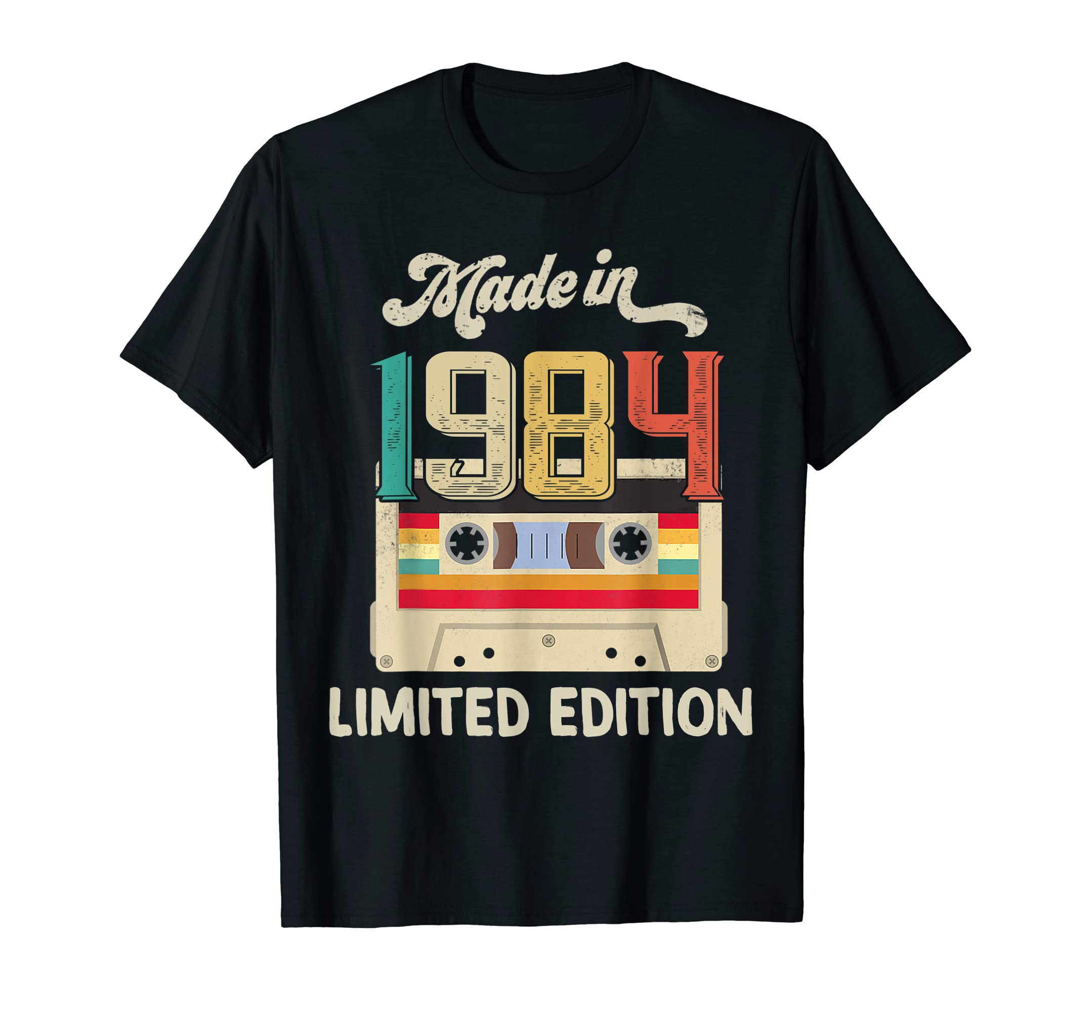 39 Year Old Made In 1984 Limited EditionMade In 1984 Limited Edition Vintage Cassette 39 Years Old T-ShirtOEKO-TEX STANDARD 100