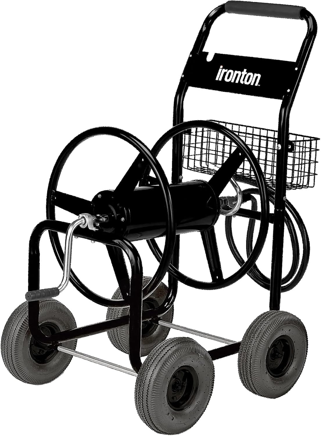 Ironton Garden Hose Reel Cart, 300ft. Capacity, Fits 5/8in. Hose
