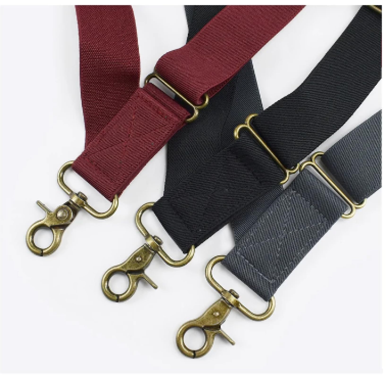 Bretelles Suspender Bretelles pour Hommes en Forme De X 2 Clips Sangles Réglables Stretch Larges Bretelles De Travail