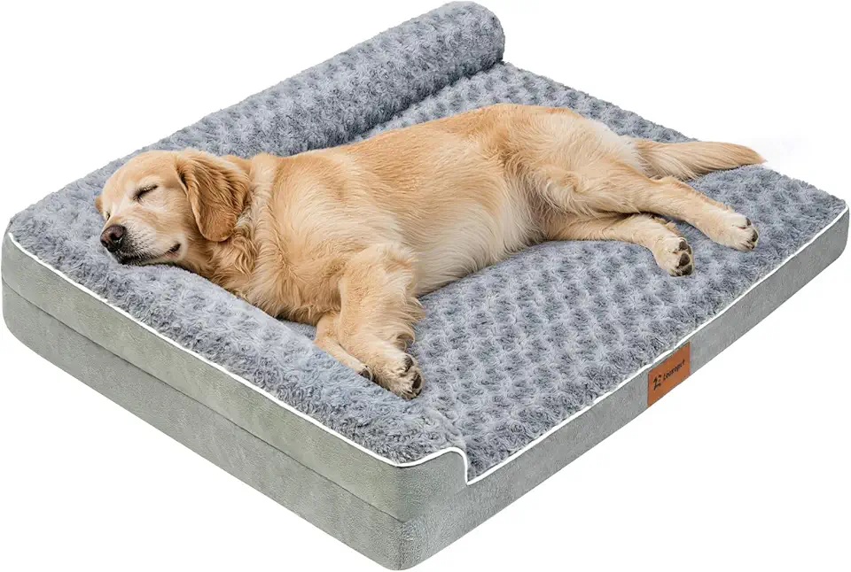 Cama para Cachorros Pet Grande Luxo 90×70 C/cape Lavável e Veludo de Resistente Espuma De Ortopédica