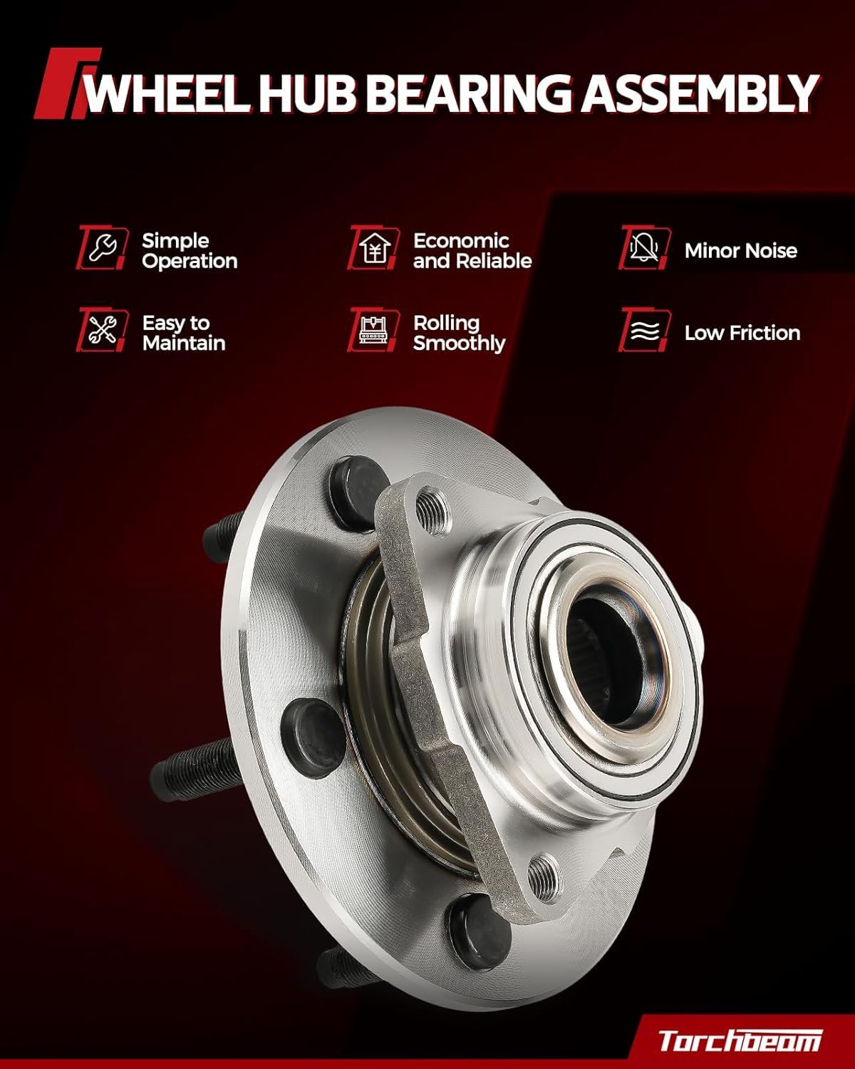 Amazon.com: Torchbeam Front Wheel Hub Bearing Assembly, 513347