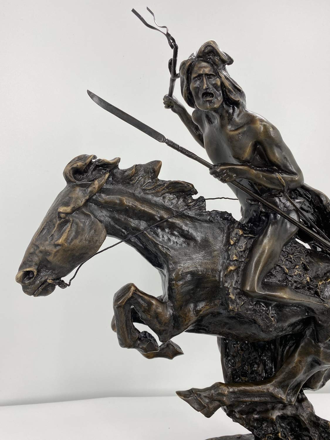 Amazon.com: American Handmade Bronze Sculpture Statue Cheyenne by