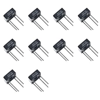 10pcs KBPC608 608 Single Phase Silicon Bridge Rectifiers 6A 800V 6Amp 800Volt Bridge Rectifiers,4Pins.