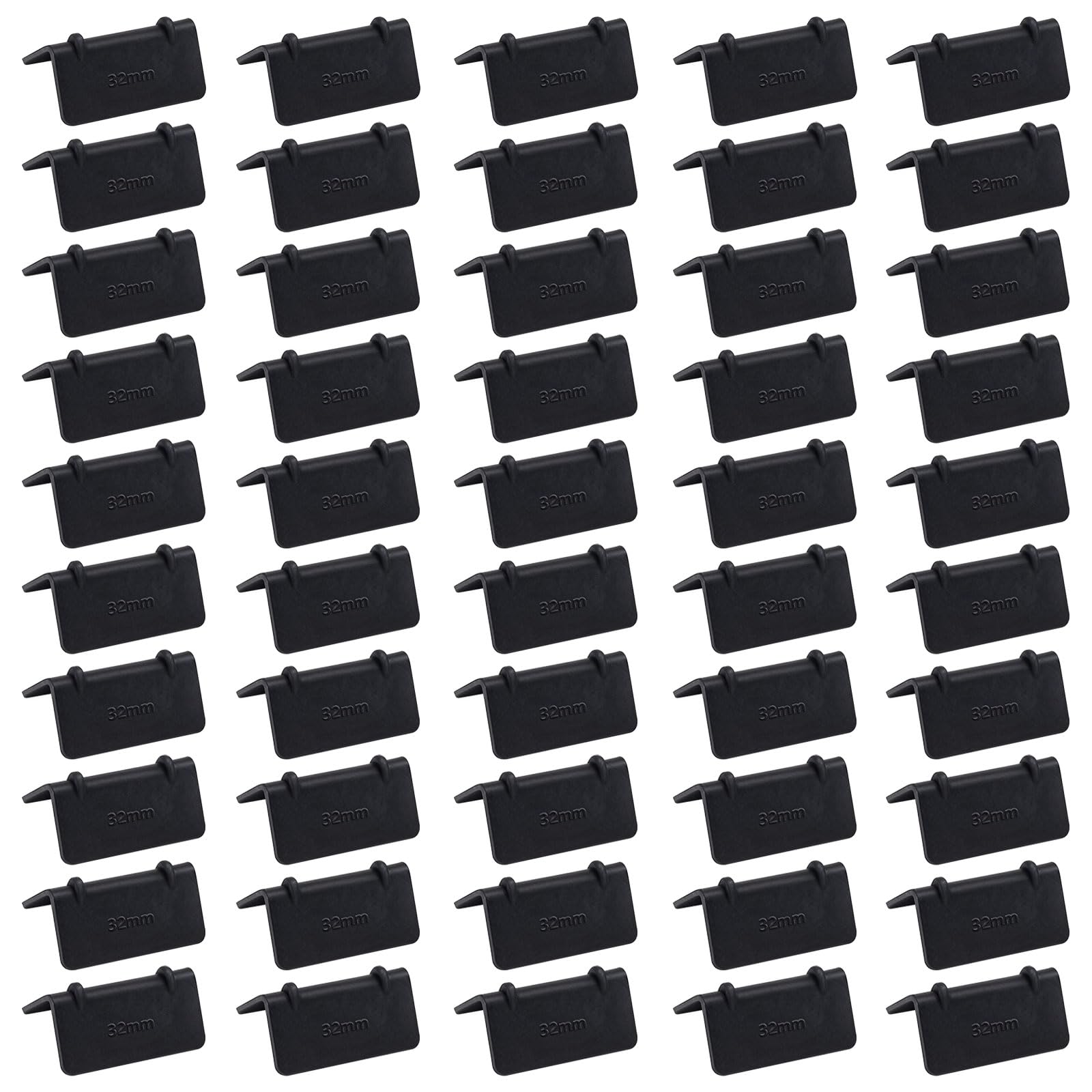 50 Pcs Protection de Bord pour Sangle D'arrimage 32mm Coin de Protection pour Emballage Carton Protection Angle Sangle en Plastique avec Cliquet pour Transport de Marchandises