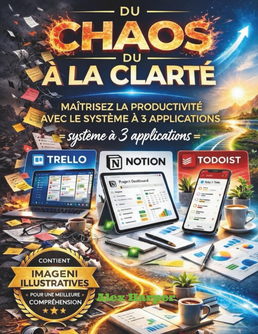 Du chaos à la clarté: Maîtrisez la productivité avec le système à 3 applications Trello, Notion & Todoist