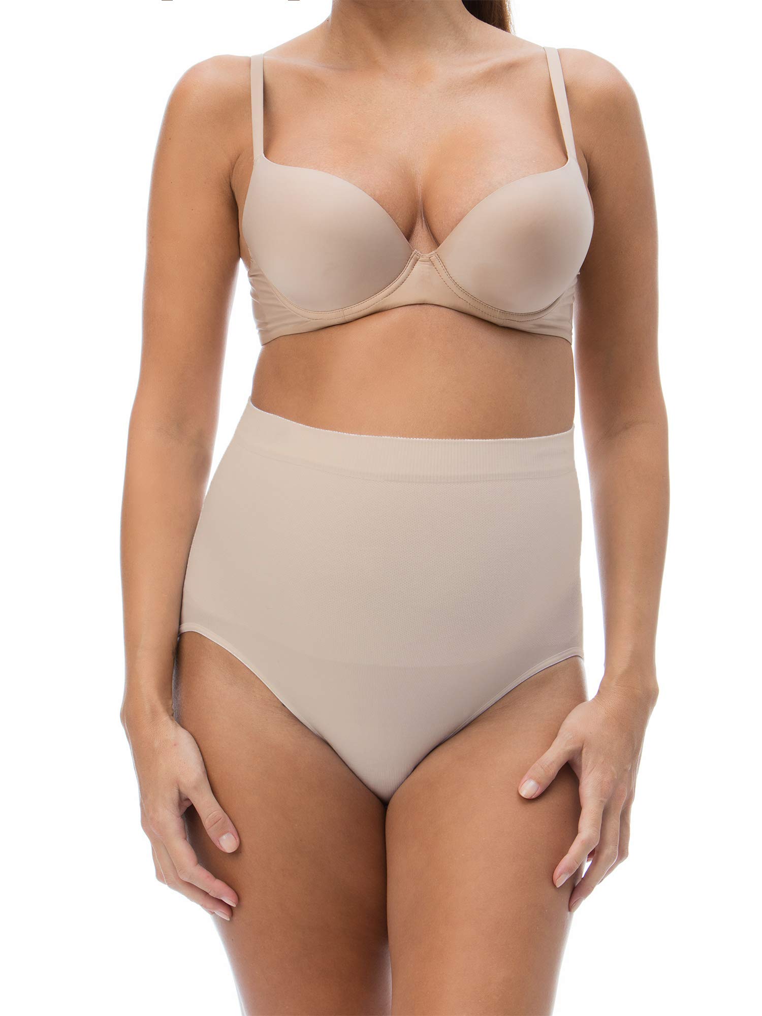 RelaxMaternity 5200 (Nude, XXL) Cotton high-Waist Postpartum Control Knickers