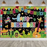 Vista 1 de Decoraciones para fiestas mexicanas con temática de fiesta mexicana, decoración de fiesta mexicana del Cinco de Mayo, cartel de cumpleaños de dos