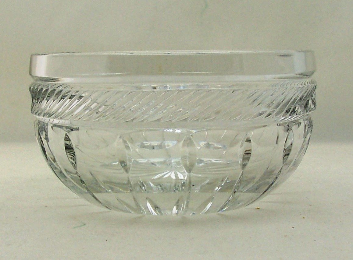 Bol en cristal de plomb avec Schliff Décor une idée cadeau de mariage idéale