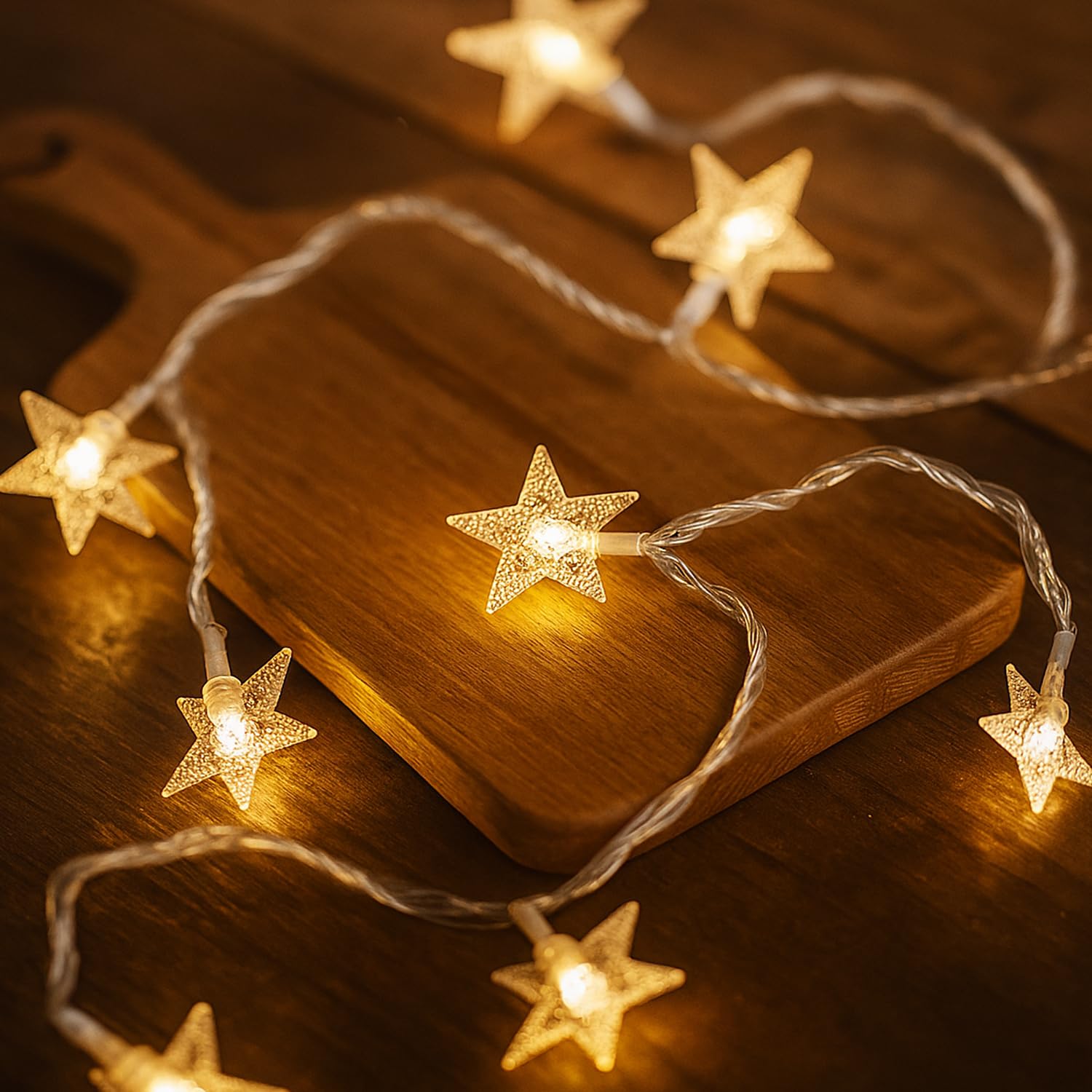 Water Drop LED String Lights - Warm White -1